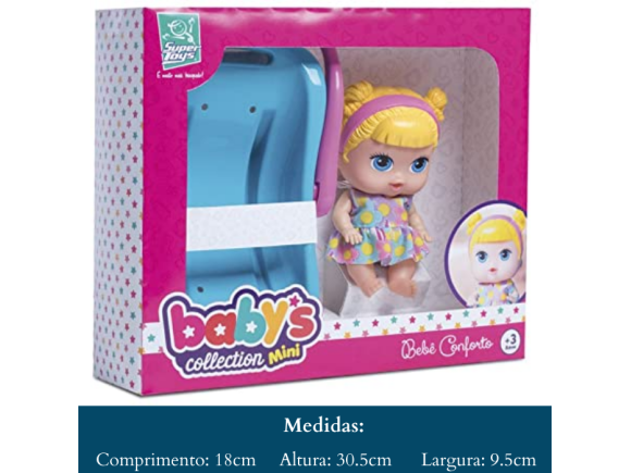 BONECA MINI BABY COLLECTION LOIRA