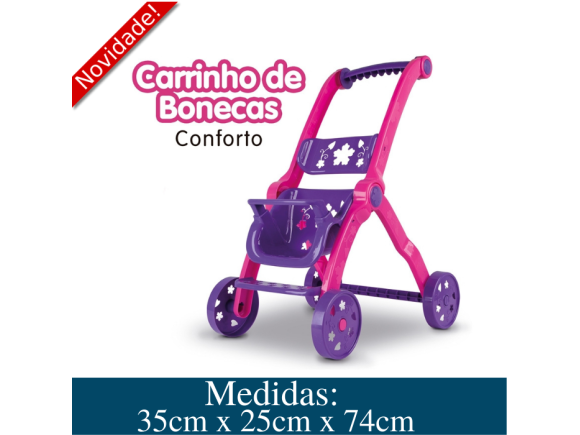 CARRINHO  DE  BONECA  CONFORT  548