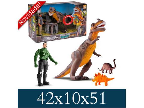 DINOPARK  HUNTERS COM BONECO 0680