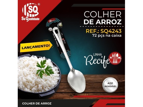 COLHER DE ARROZ  LINHA RECIPE SQ4243