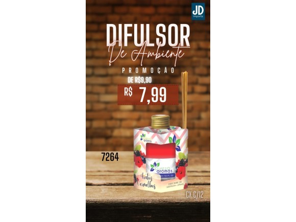 DIFUSOR PUREZA FRUTAS VERMELHAS  250ML 7264