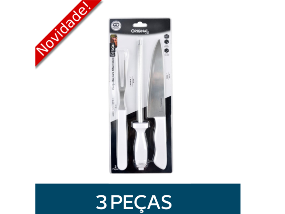 KIT CHURRASCO DESIGN 3 PCS SL0446