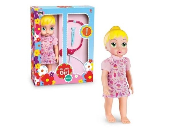 MY LITTLE GIRL MEDICA BRINQUEDO BONECA VINIL 0021