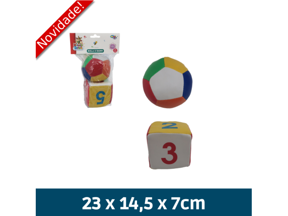 BOLAS DADO BEBE 2PCS WB7626