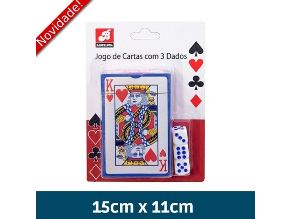 CARTAS  DE  JOGAR  EM  PLASTICO  BAR-69087-14