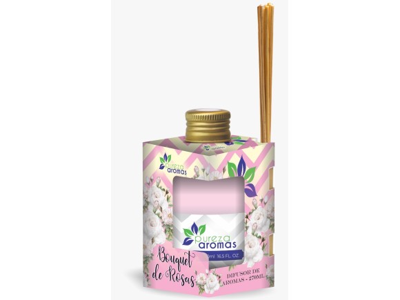 DIFUSOR PUREZA BOUQUET DE ROSAS 250ML 7263