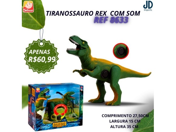 TIRANOSSAURO REX COM SOM 1630