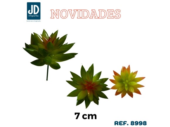 FLOR ARTIFICIAL  SUCULENTA 7 CM 3470