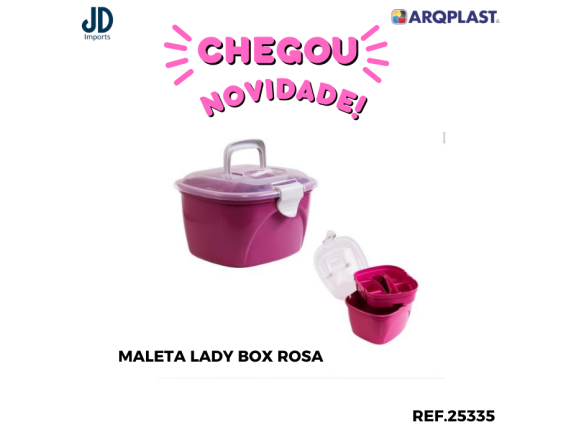 MALETA LADY BOX ROSA 25335CS