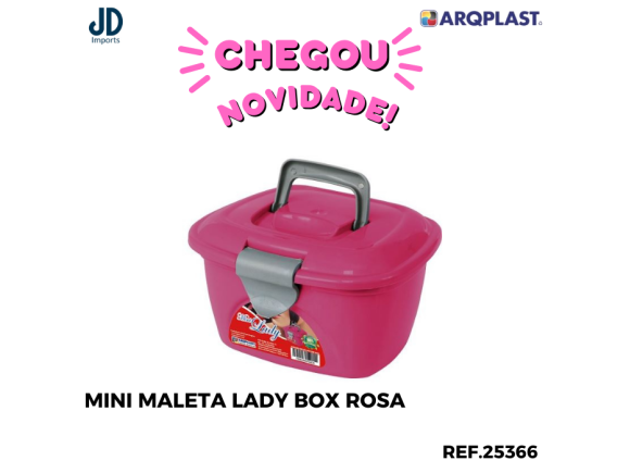 MINI MALETA LADY BOX ROSA 25366CS