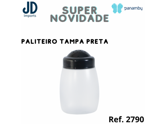 PALITEIRO TAMPA PRETA REF 425