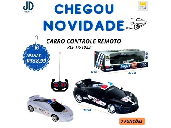 CARRO CONT REMOTO 7 FUNCOES  TK-1023