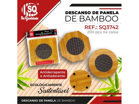 DESCANSO DE PANELA DE BAMBOO- SQ3742