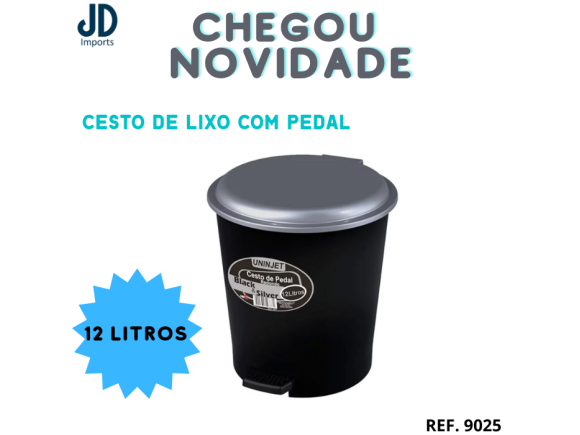 CESTO DE PEDAL 12L RED PP - 69164025