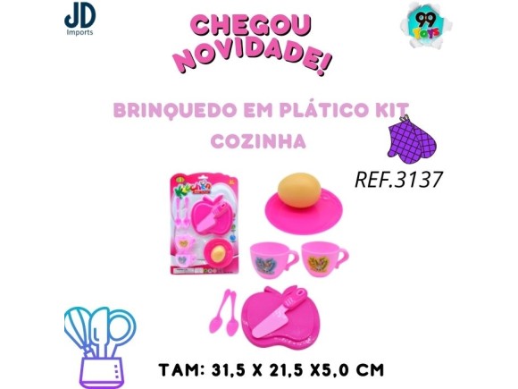 BRINQUEDO EM PLASTICO KIT COZINHA -0066