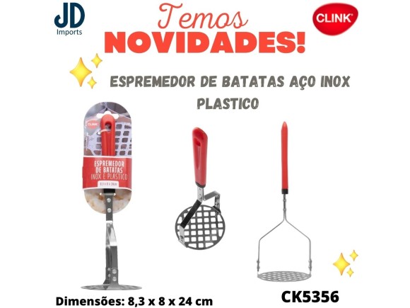 ESPREMEDOR DE BATATAS AÇO INOX CK5356