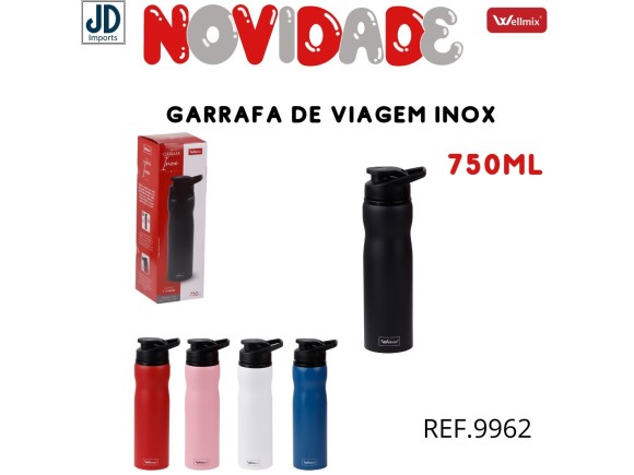 GARRAFA DE VIAGEM INOX 750ML WX10699